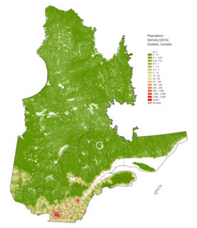 <span class="mw-page-title-main">Demographics of Quebec</span> Demographics of region