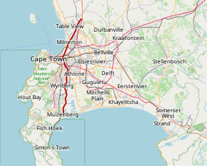 Cape Town M5 route map.svg