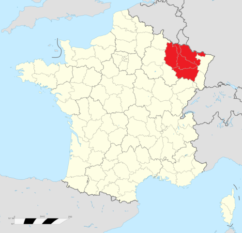 Location of Lorraine