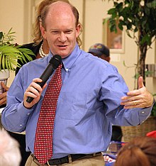 Coons on the campaign trail Chris Coons.jpg