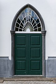 Church of São Nicolau door, Sete Cidades, São Miguel Island, Azores, Portugal