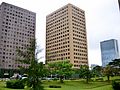 Cité administrative tours à Abidjan en Côte d'Ivoire.