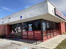 A permanently closed mom and pop health food store in Port Charlotte, Florida Closed Grocery Store in Port Charlotte.jpg