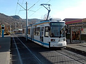 Tramo sur linio 3 ĉe Burgau