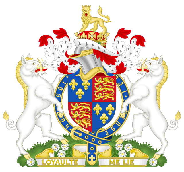 File:Coat of Arms of Richard III of England (1483-1485) Variant Motto 2.svg