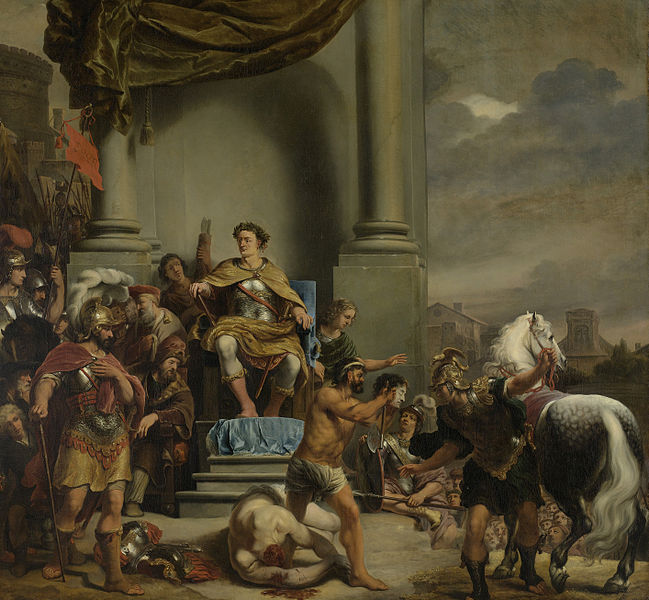 File:Consul Titus Manlius Torquatus laat zijn zoon onthoofden Rijksmuseum SK-A-613.jpeg
