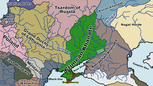 The khanate in 1550