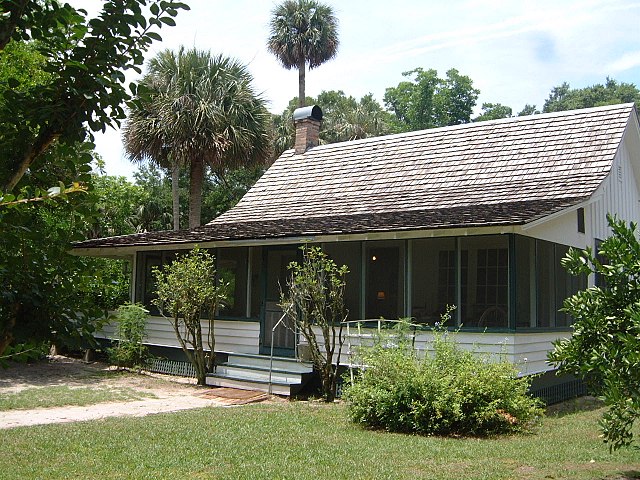 Rawlings's home at Marjorie Kinnan Rawlings Historic State Park in Cross Creek, Florida