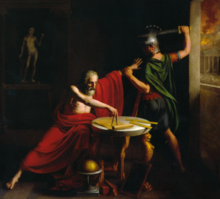 Death of Archimedes (1815) by Thomas Degeorge.png