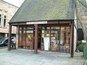 Photo showing the modern frontage of the building Derbyheritagecent1.jpg