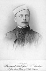 Lieutenant Douglas Haig; commissioned into the 7th Queen's Own Hussars in 1885, commanded the BEF in France 1915-1918 Douglas Haig age 23 NLS 74549632.jpg