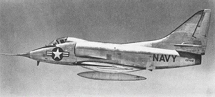 The XA4D-1 prototype in 1954