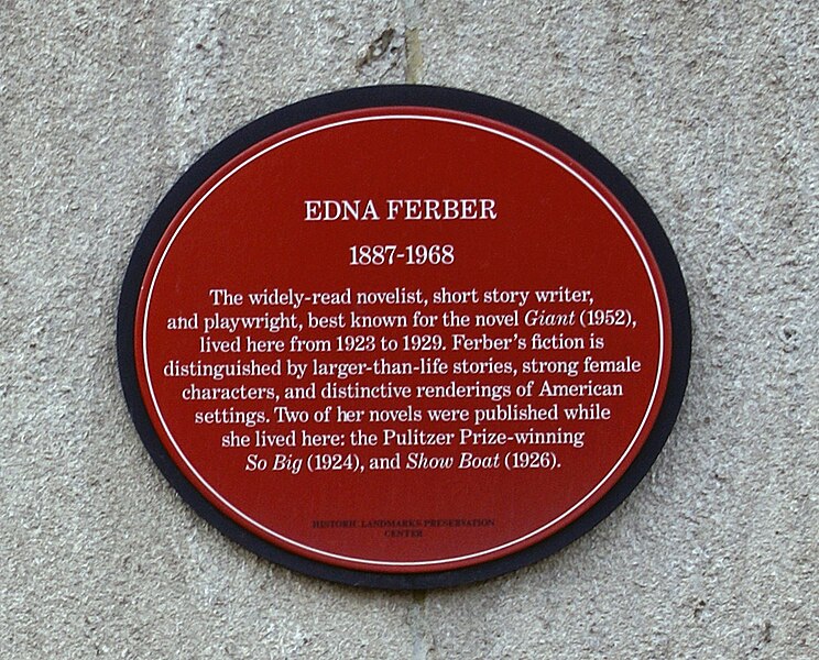 File:Edna Feber Plaque.jpg