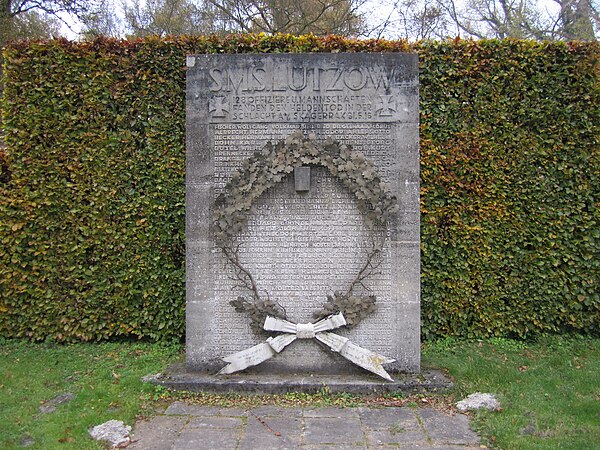 Memorial in Wilhelmshaven for the sailors killed aboard Lützow