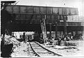 Construction of the Plaza Once underground station, c. 1913