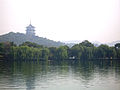 Phong cảnh tháp Lôi Phong buổi chiều tà