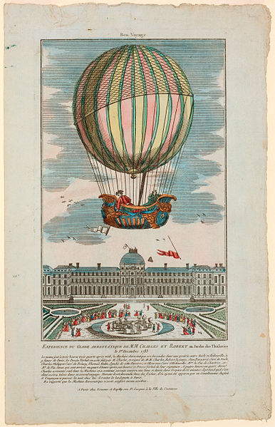 File:Expérience du globe aérostatique de MM Charles et Robert au Jardin des Thuileries le 1er décembre 1783.jpg