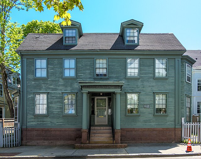 The Ezra Stiles House in Newport, Rhode Island