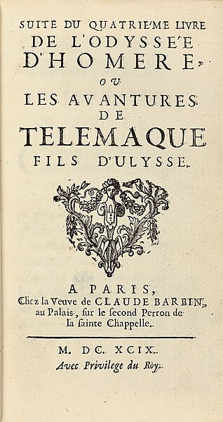 File:Fénelon Télémaque-1699 Titelblatt.jpg