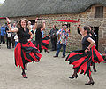 English: Jersey Lillies" female morris dance group,Jersey