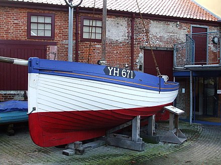 Small boat at the Time and Tide Museum