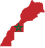 Flag Map of Morocco with Western Sahara.svg