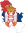 Flag map of Serbia (without Kosovo).svg