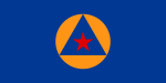 Flag of Civil Defence of SFR Yugoslavia.svg