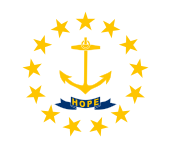 Flaga Rhode Island