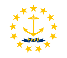Flag of Rhode Island (July 27, 1640, formally November 1, 1897)