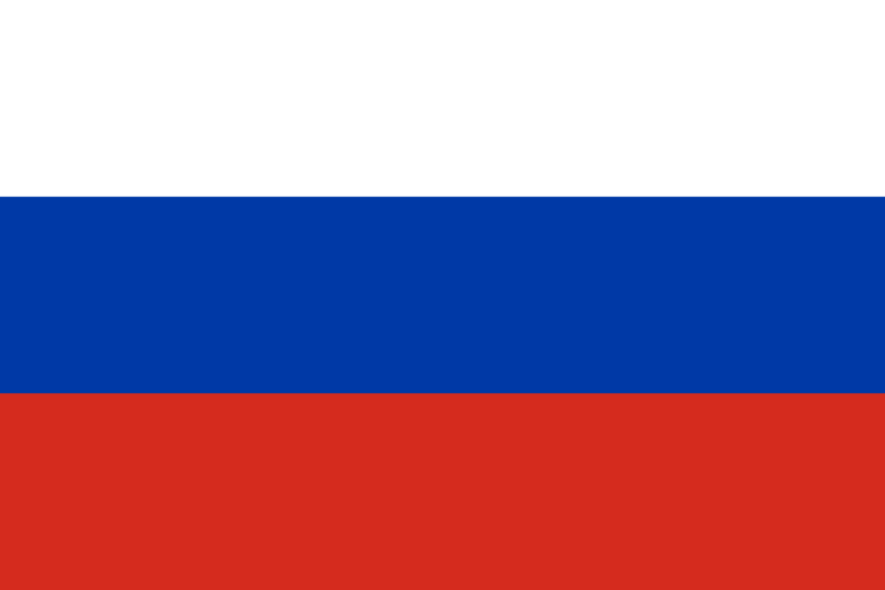 Écusson avec le drapeau de la Russie à repasser/à coudre 