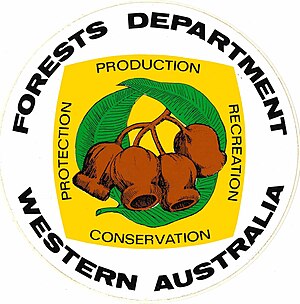 Forests Department (WA) logo sticker.jpg