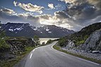 Fv882 road near Steinvikneset at Øksfjorden, 2012 June.jpg