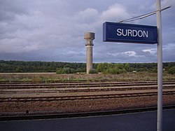 La gare de Surdon.