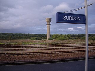 Surdon station Railway station in Le Château-dAlmenêches, France