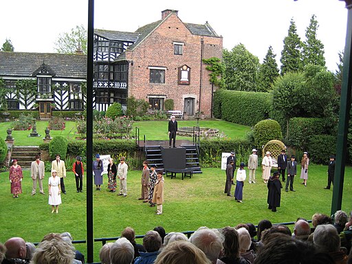 Gawsworth Hall open air theatre-geograph-3171170-by-Peter-Turner