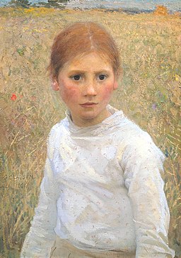 George Clausen, 1891 - Brown eyes