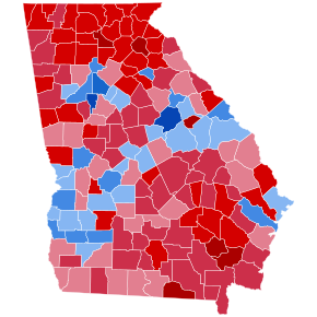 Résultats de l'élection présidentielle en Géorgie 2008.svg