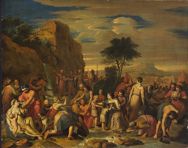 File:Gerard Hoet - Moses schlägt Wasser aus dem Felsen - GG 1761 - Kunsthistorisches Museum.jpg