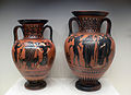 Attic black-figure pottery in the Getty Villa