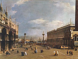 Venise : la Piazzeta et la bibliothèque San Marco