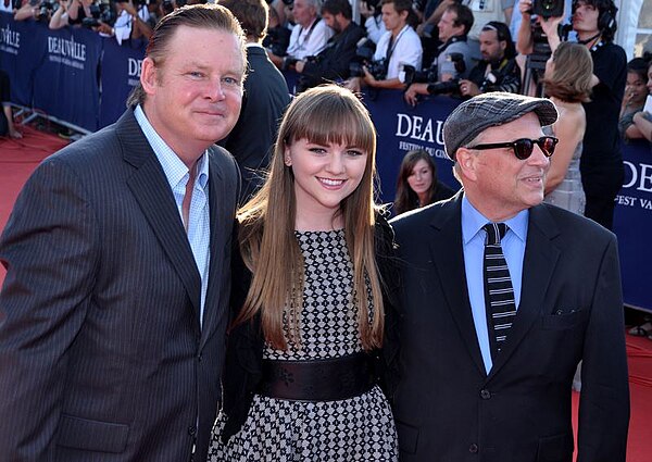 Joel Murray, Tara Lynne Barr, and Bobcat Goldthwait promoting the film at the 2012 Deauville American Film Festival