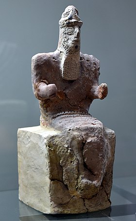 Statuette d'Enlil, Musée national d'Irak, 1800-1600 av. J.-C.