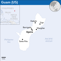 Location o Guam