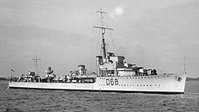 A HMAS Vampire (D68) cikk szemléltető képe