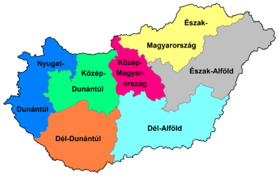 Regionen Ungarns