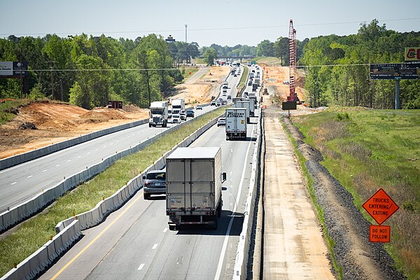 Widening of I-95 in 2023