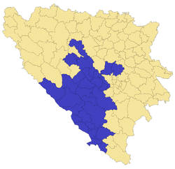 Önkinyilatkoztatott horvát entitás Bosznia-Hercegovinában