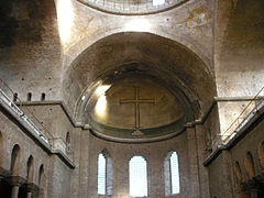 Byzantijnse kerk van Santa Irene - interieur