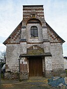 Église Sainte-Barbe à Hanchy, désaffectée.